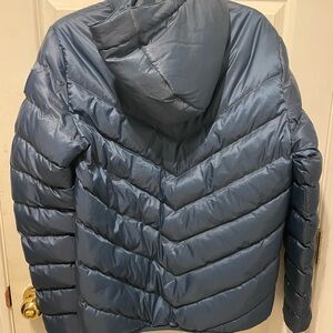 Baseballism puffer jacket.